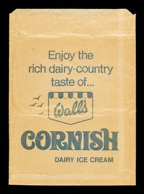 Enjoy the rich dairy-country taste of... Walls' Cornish dairy ice cream.