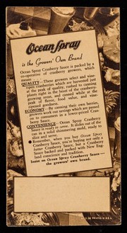 Spring and summer dishes made with Ocean Spray cranberry sauce... : recipes tested by Cranberry Kitchen... / Packed by Cranberry Canners, Inc.