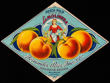 Peach pulp, extra 90-95%, La Molinera / Hernandez Perez Hnos.S.R.C.