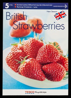 British strawberries / Tesco.