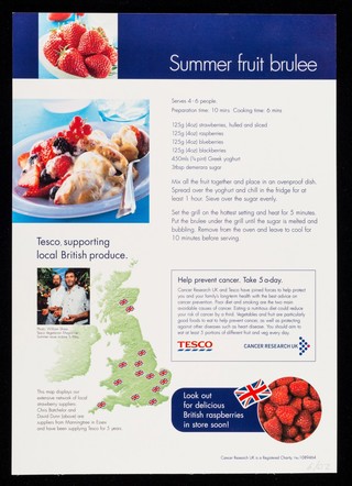 British strawberries / Tesco.