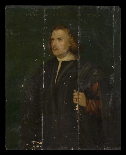 "Dr Parma". Oil painting after Titian, ca. 1900.