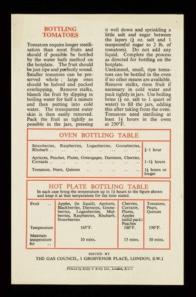 Fruitful occupation : Mr.Therm's helpful information on jam making and fruit bottling / The Gas Council.