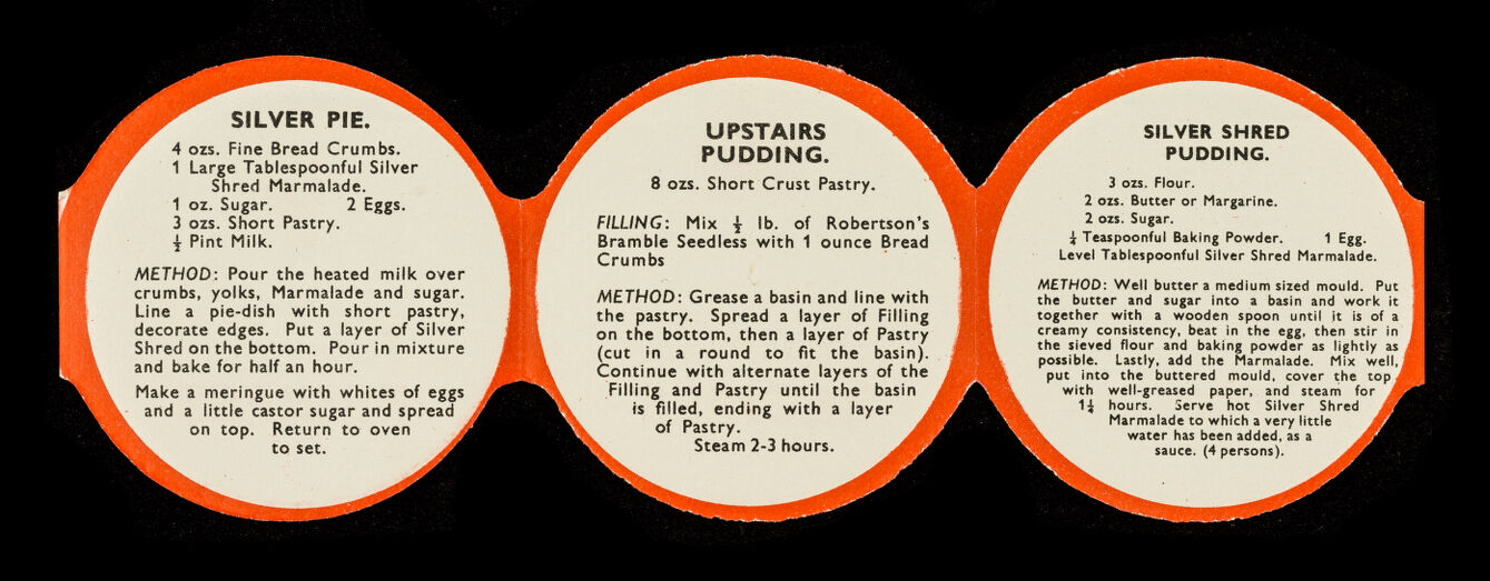 Some Robertson recipes.