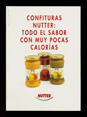 Confituras Nutter : todo el sabor con muy pocas calorías.