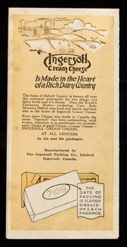 What a lot of new and nourishing dishes we can make with Ingersoll cream cheese : "spreads like butter" / The Ingersoll Packing Co., Limited.