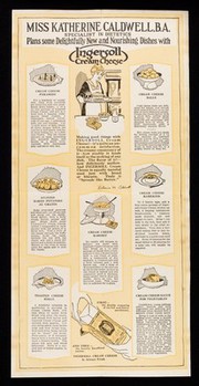 What a lot of new and nourishing dishes we can make with Ingersoll cream cheese : "spreads like butter" / The Ingersoll Packing Co., Limited.