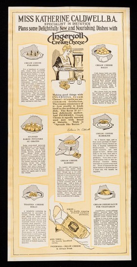 What a lot of new and nourishing dishes we can make with Ingersoll cream cheese : "spreads like butter" / The Ingersoll Packing Co., Limited.