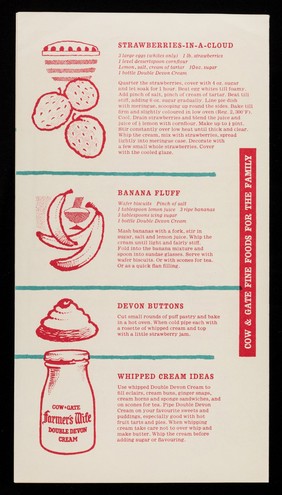 Top 10 recipes with Cow & Gate Farmer's Wife double Devon cream.