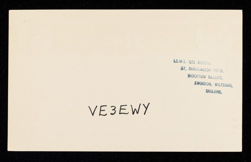 Greetings from the west of England, the home of Aplin & Barrett Ltd., Yeovil, Somerset : St. Ivel cheese and choice foods... : member of the Yeovil Amateur Radio Club.