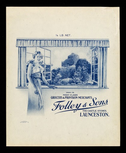 High-class grocers & provision merchants : Folley & Sons, the Castle Stores, Launceston.
