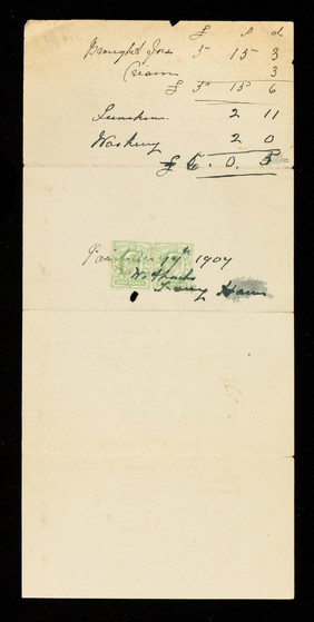 To H. Harris : cook, confectioner and contractor : for dinners, suppers, wedding breakfasts, wine, &c. : 126 Southampton Row, Russell Square, London, W.C. : Harris's celebrated wedding cakes a la strata.