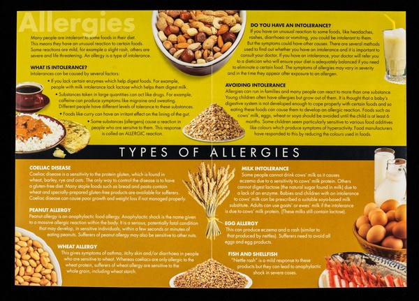 Advice on allergies : helpful information & advice on food & nutrition / Tesco Stores Ltd.