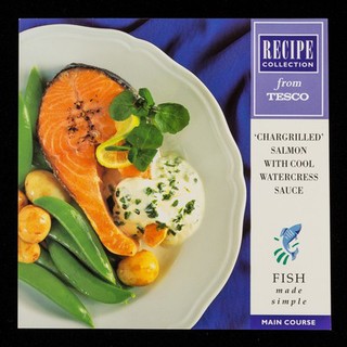'Chargrilled' salmon with cool watercress sauce : fish made simple : main course / Tesco.