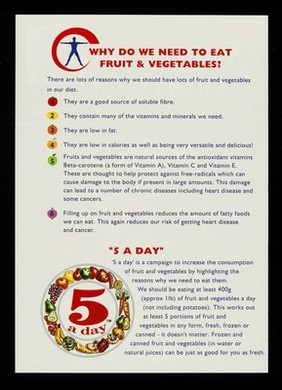 Fruit & vegetables : 5 a day / Tesco Stores Ltd.