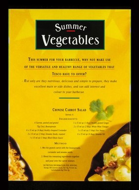 Easy barbecue ideas with vegetables / Tesco Stores Ltd.