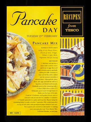 Pancake Day : Tuesday 15th February : pancake mix / Tesco.