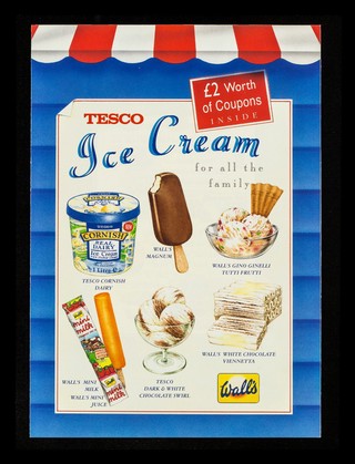 Ice cream for all the family / Tesco... Walls.
