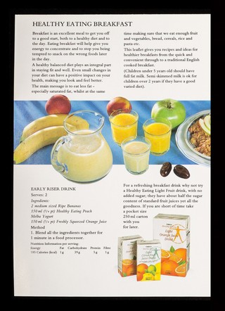 Breakfast : your guide to healthy eating / Tesco Stores Limited.