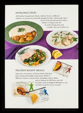 Ready meals : your guide to healthy eating frozen, chilled & ambient ready meals / Tesco Stores Limited.