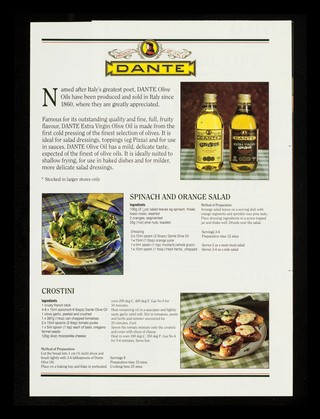 Oils for all occasions / Tesco.