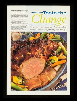 Taste the change in Tesco meat / Tesco.