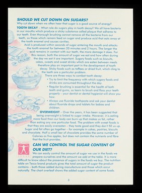 A healthy eating guide : sugar / Tesco Stores Ltd.