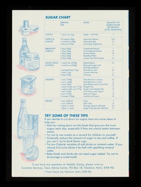 A healthy eating guide : sugar / Tesco Stores Ltd.