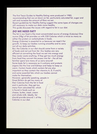 A healthy eating guide : fat / Tesco Stores Ltd.
