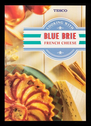 Cooking with Blue Brie French cheese / Tesco.