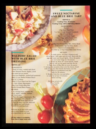 Cooking with Blue Brie French cheese / Tesco.