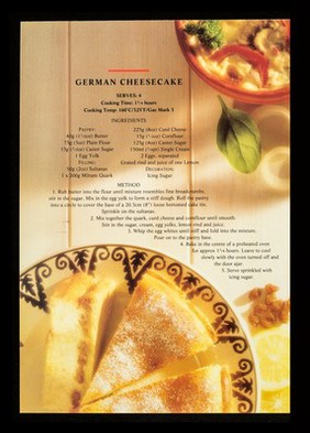 Cooking with German cheeses / Tesco.