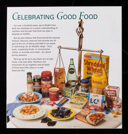 Good food and nutrition : the Nestlé commitment / Nestlé UK Ltd.