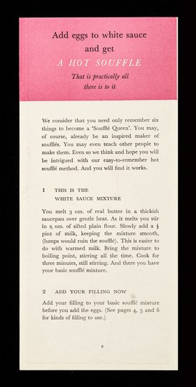 Hot souffles : so easy when you know how and so delicious / issued by the British Egg Information Service.