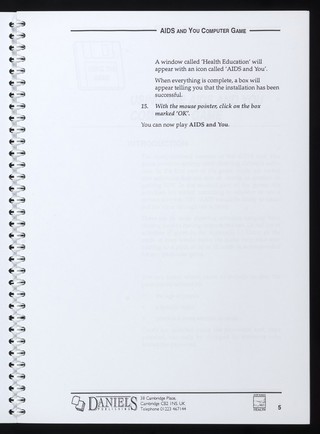 AIDS and you game / British Medical Association, West Sussex District Health Authority ; distributed by Daniels Publishing.