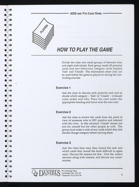 AIDS and you game / British Medical Association, West Sussex District Health Authority ; distributed by Daniels Publishing.