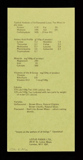 Lotus Foods Ltd.