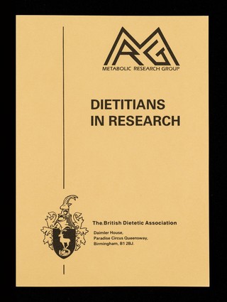 Dieticians in research / British Dietetic Association.