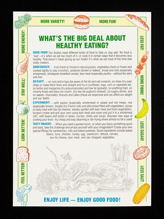 Good food for lovers of life / The Health Promotion Agency for Northern Ireland.
