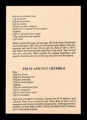 Health & diet centres, 17th- 23rd February is National Prune Week : French prunes- moist & juicy.