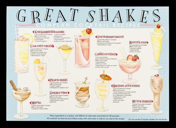 Great shakes from Complan / Crookes Healthcare Limited.