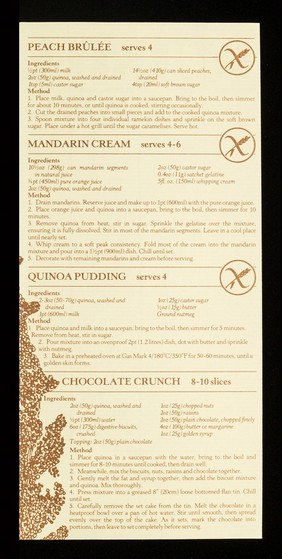 English grown quinoa : mother Earth grain.