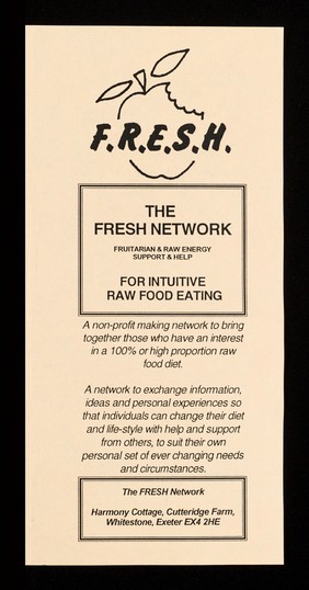 The FRESH Network : Fruitarian & Raw Energy Support & Help : for intuitive raw food eating / Susie Miller.