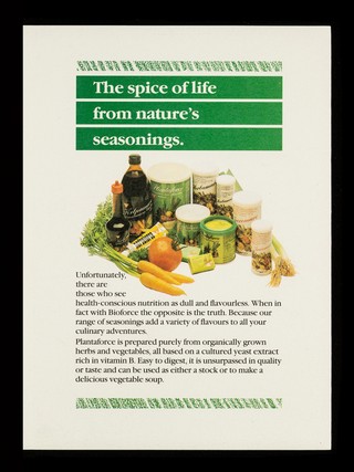 A world of natural nutrition : better living the Bioforce way / Bioforce (UK) Ltd.