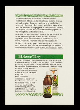 A world of natural nutrition : better living the Bioforce way / Bioforce (UK) Ltd.