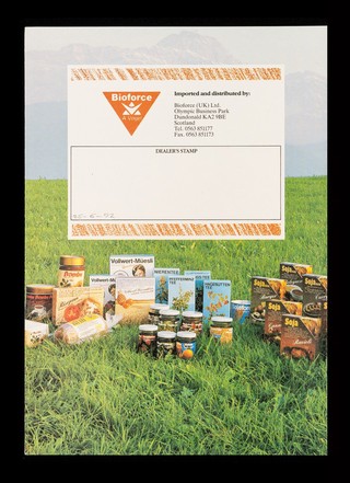 A world of natural nutrition : better living the Bioforce way / Bioforce (UK) Ltd.