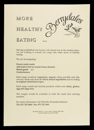 More healthy eating from Berrydales.