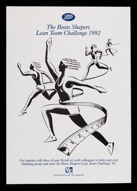 The Boots Shapers lean team challenge 1992 : get together with three of your friends or work colleagues to form your own slimming group and enter the Boots Shapers lean team challenge '92.