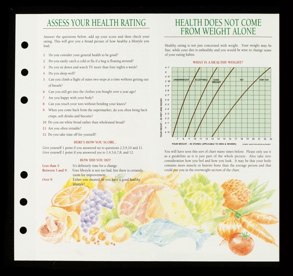 Healthy eating : getting the balance right / Findus, Family Heart Association, Nestlé UK Ltd. ; produced by Pielle Public Relations.