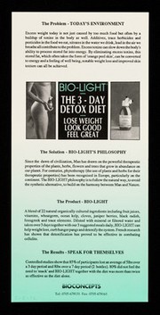 Bio-Light : the 3-day detox diet : lose weight, look good, feel great / Bioconcepts.